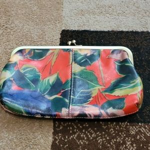 Patricia Nash Leather Clutch Purse Strap Missing